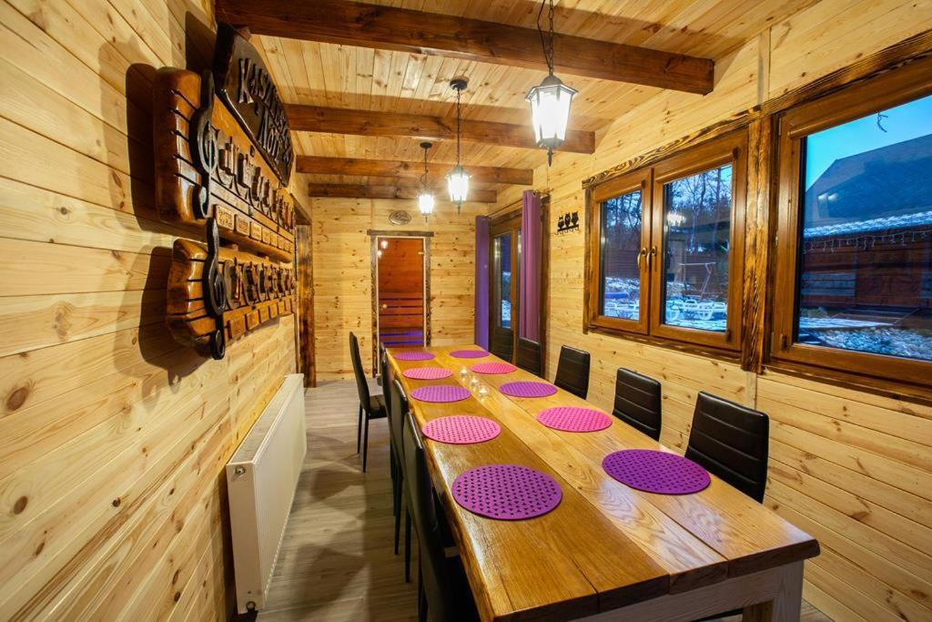 Caloroczny Sowka Na Kaszubach Z Bania I Sauna Na Wylacznosc, Wspolny Basen I Bilard Z Domkiem Jeleniowka - Ostrowite Lesna Dolina Ferienhaus Sulęczyno
