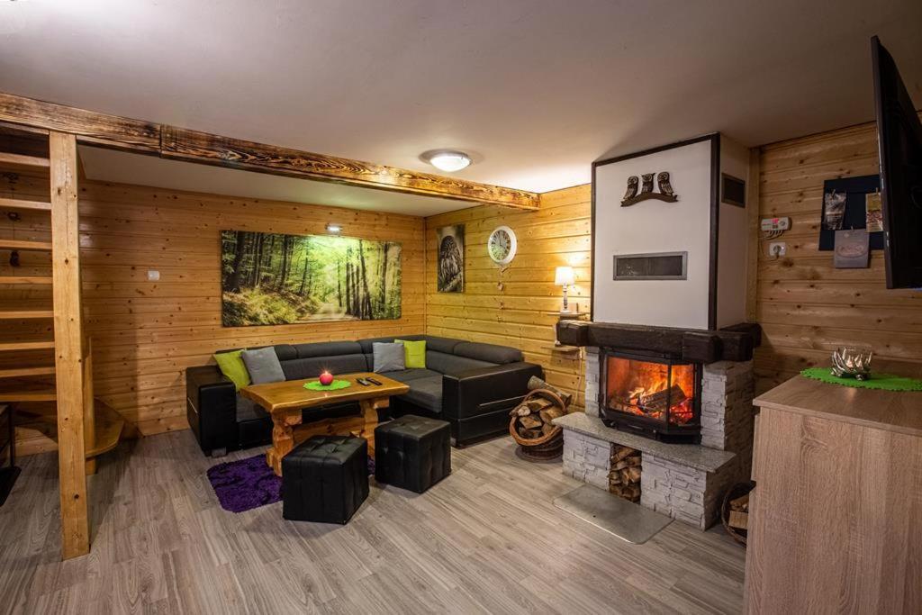 Ferienhaus Caloroczny Sowka Na Kaszubach Z Bania I Sauna Na Wylacznosc, Wspolny Basen I Bilard Z Domkiem Jeleniowka - Ostrowite Lesna Dolina
