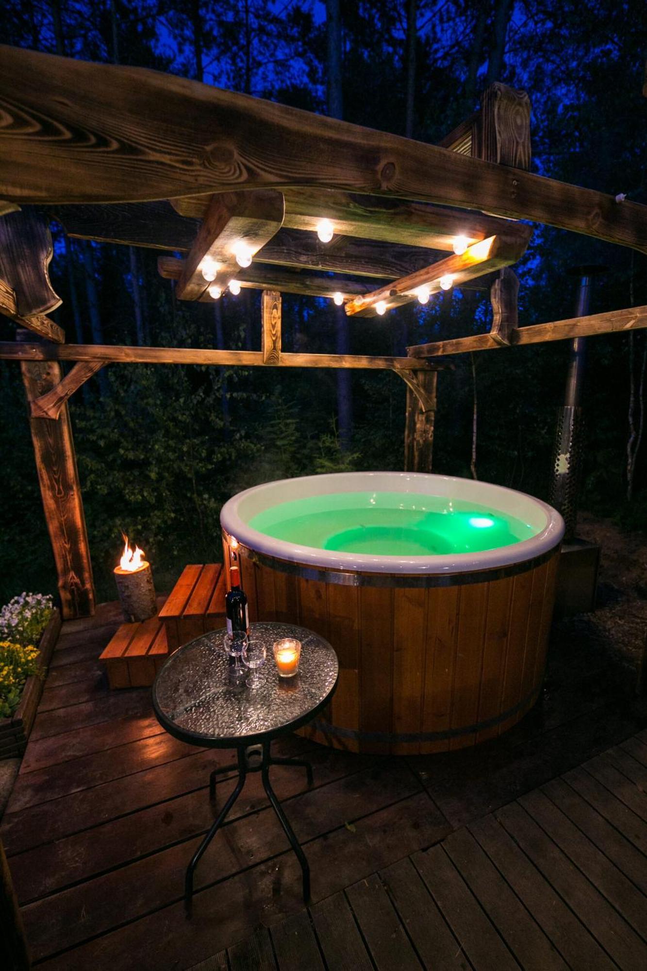Ferienhaus Caloroczny Sowka Na Kaszubach Z Bania I Sauna Na Wylacznosc, Wspolny Basen I Bilard Z Domkiem Jeleniowka - Ostrowite Lesna Dolina