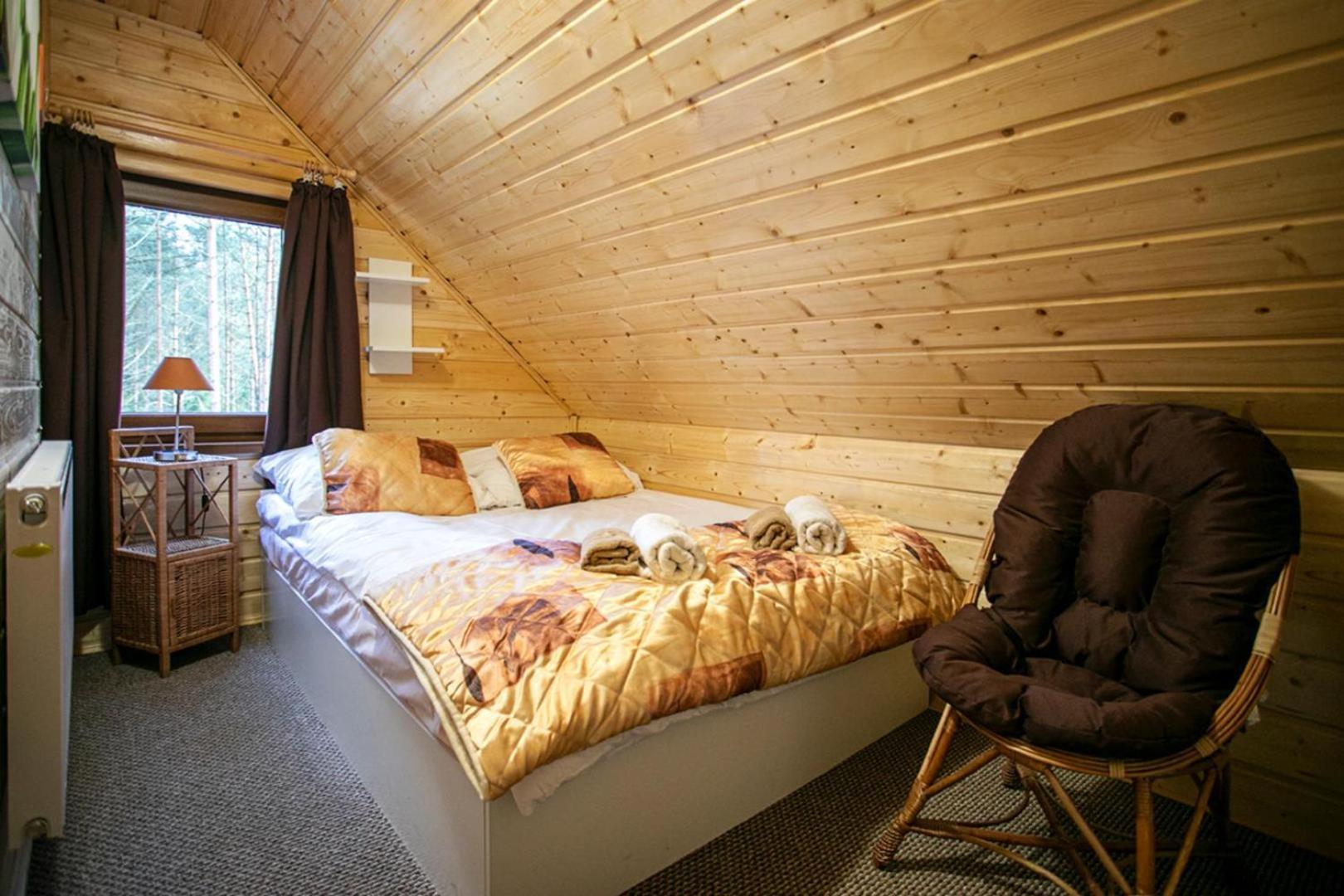 Caloroczny Sowka Na Kaszubach Z Bania I Sauna Na Wylacznosc, Wspolny Basen I Bilard Z Domkiem Jeleniowka - Ostrowite Lesna Dolina Ferienhaus *