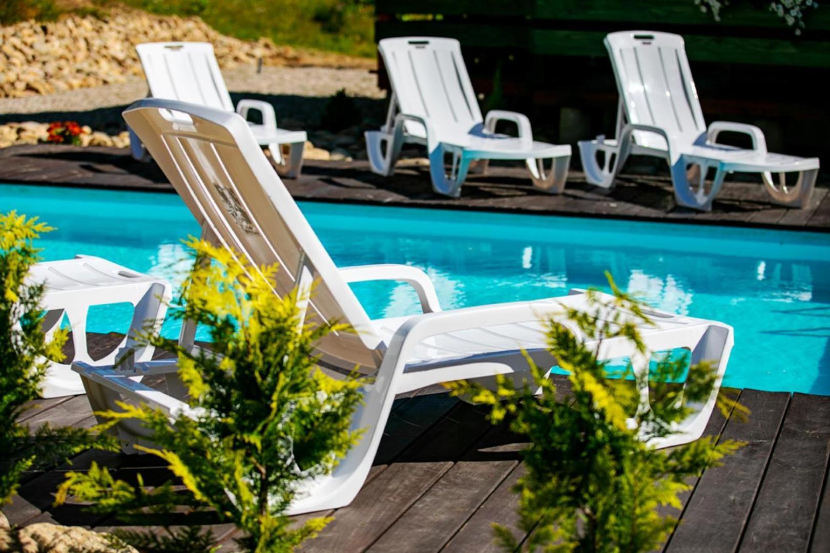 Caloroczny Sowka Na Kaszubach Z Bania I Sauna Na Wylacznosc, Wspolny Basen I Bilard Z Domkiem Jeleniowka - Ostrowite Lesna Dolina Ferienhaus Sulęczyno